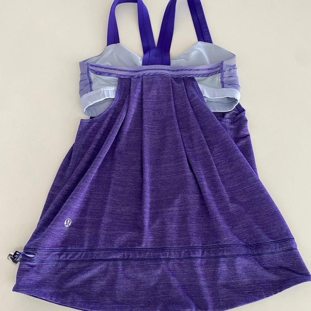 Lululemon Rest Less Tank Purple (Berry) 4